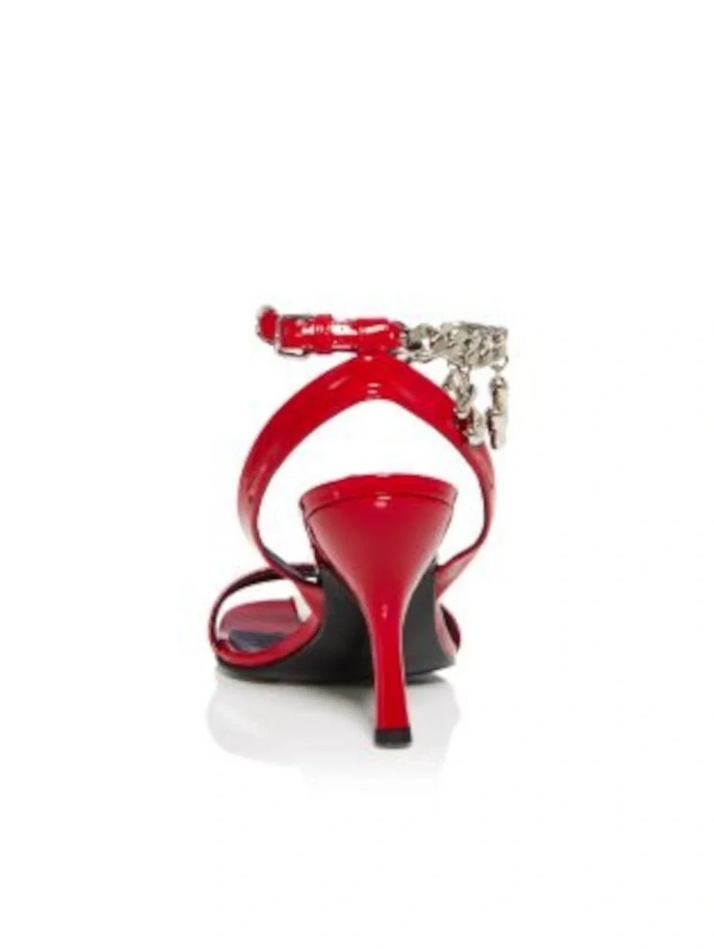 JW Anderson Chain Ankle Strap High Heel Sandals in Red, Size 37.5 New in Box